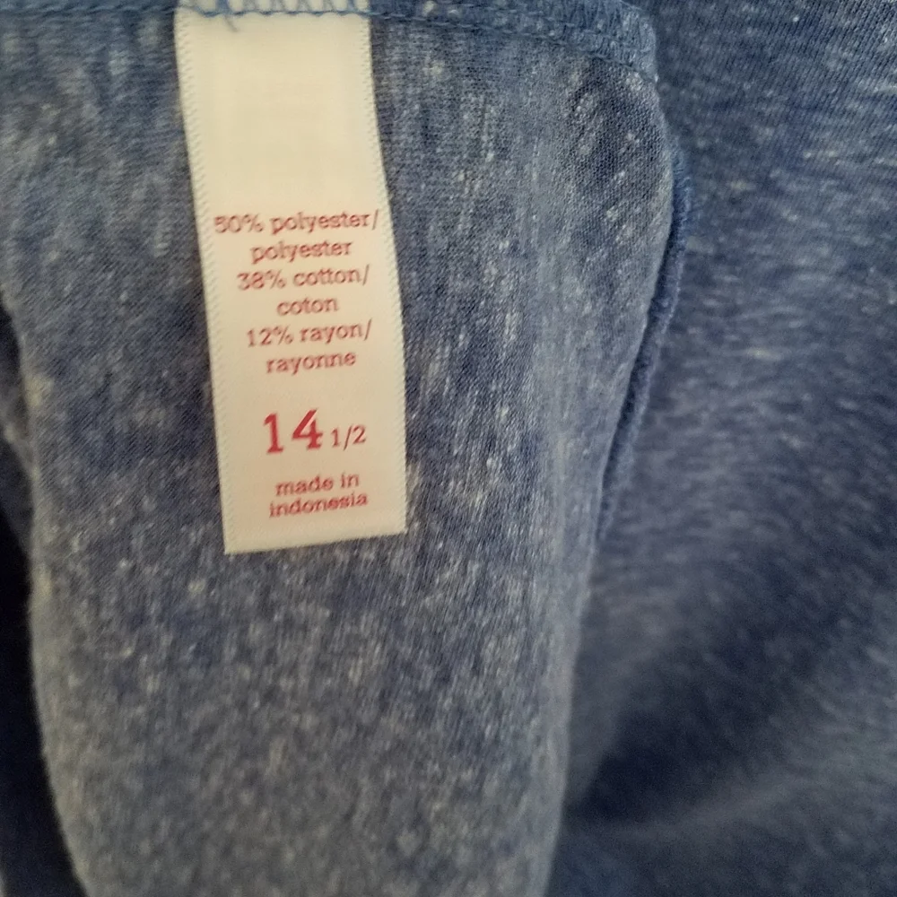 Justice Girls Long Sleeve Blue Embellished‎ Top Shirt New
